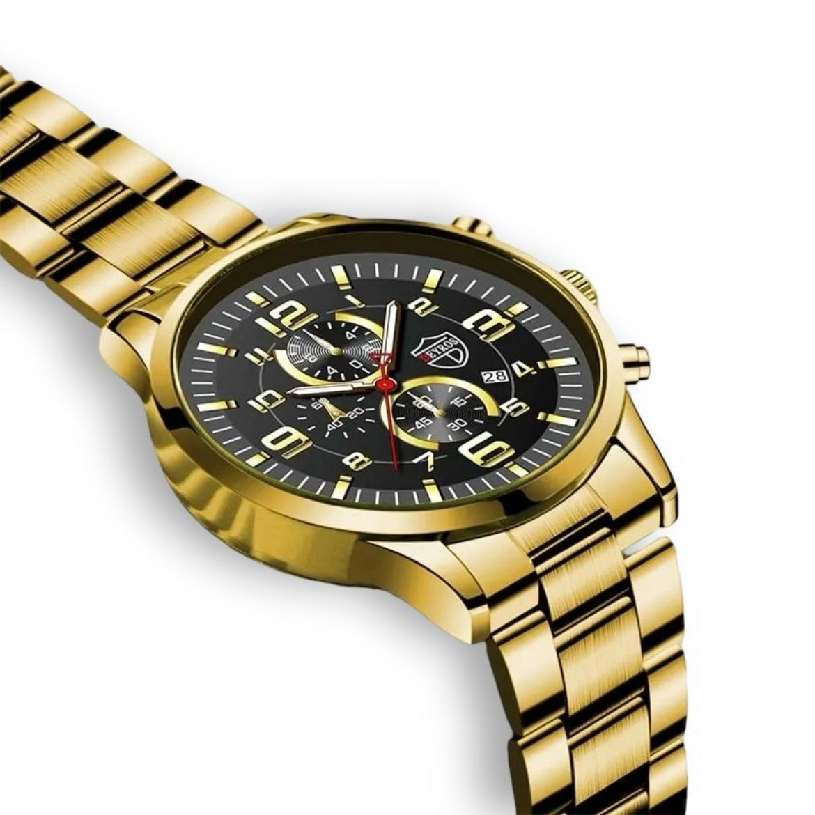 Reloj De Pulsera Deportivo Para Hombre Acero Inoxidable